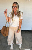 PREORDER- WILD FAWN BARREL JEAN