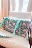 SC - Lennon Blue Floral Duffle Bag