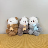 Keychain - Pom Pom Fuzzy Otter