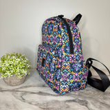 Mini Backpack - Bold Purple Orange Pink Tie Dye