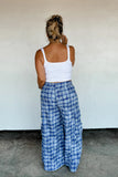 PREORDER: Plaid Behavior Wide Leg Pants