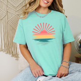 Sunset Distressed Graphic Tee