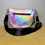 The Roni Nylon Crossbody - Tie Dye Ombré Pastel