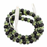 Charging Charger Cord - Beaded - Clear Design