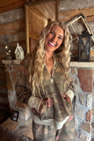 PREORDER- CAMO & BUTTERFLIES EASY DOES IT PULLOVER
