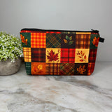 Pouch - Fall - Quilted Leaves