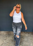 PREORDER- OFF THE GRID STUDDED JEANS - 4 options!