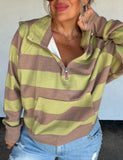 PREORDER- POLKA & STRIPE EASY DOES IT PULLOVER