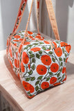 SC - ETA 5/30 - Waylon Orange Floral Duffle Bag