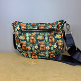 The Roni Nylon Crossbody - Highland Cow Cactus