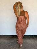 PREORDER- ON REPEAT TERRY ROMPER - butterflies & checks