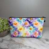 Pouch - Floral Purple Watercolor