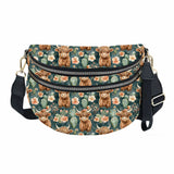 The Roni Nylon Crossbody - Highland Cow Cactus