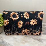 Pouch - Sunflower Black Bronze Glitter