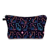 Pouch - Cat, Neon Outline