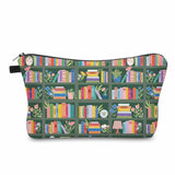 Pouch - Book Bookshelf Green