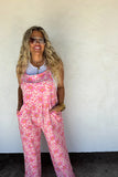 PREORDER: Cassidy Floral Boho Overalls