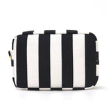 Canvas Stripe Travel Pouch