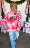 PREORDER- JOLLY & MERRY OVERSIZED PULLOVER AND “HOHOHO” just added!