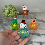 Squishy Toy - Christmas Glitter Characters