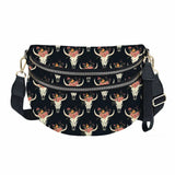 The Roni Nylon Crossbody - Bull Skull Floral