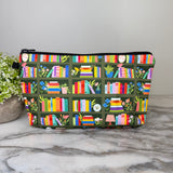 Pouch - Book Bookshelf Green