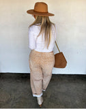 PREORDER- WILD FAWN BARREL JEAN