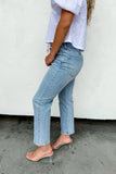 PREORDER: Alexie Straight Leg Cropped Jeans