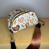 The Roni Nylon Crossbody - Religious Jesus Loves You Bronze