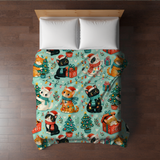 Blanket Christmas #38 - Cats and Lights - PREORDER