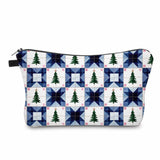 Pouch - Christmas Quilted Trees