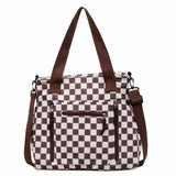 Caitlin Handbag - Corduroy Checker