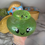 Squishy Toy - XL Jumbo Dumpling, Quick Squeeze Glitter