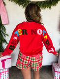 PREORDER- MERRY MESSAGE SWEATSHIRT