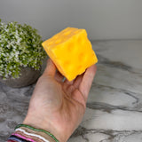 Stress Squishy Toy - Cheese Cube, Medium