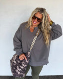 PREORDER- CAMO CARRY ALL PUFFER BAG