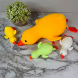 Squishy Toy - Laying Down Duck, Jumbo
