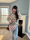 The Roni Nylon Crossbody - Cardinal