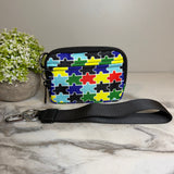 Rue - Nylon Wristlet Wallet - Puzzle