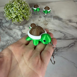 Keychain Clicker Toy - Turtle