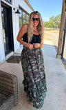 PREORDER- HIDDEN GEM CAMO MAXI SKIRT