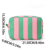 Canvas Stripe Travel Pouch