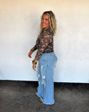 PREORDER- OFF THE GRID STUDDED JEANS - 4 options!