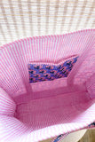 SC - ETA 6/4 - Sybil Blue and Pink Floral Tote Bag