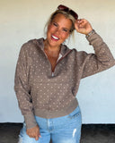 PREORDER- POLKA & STRIPE EASY DOES IT PULLOVER