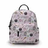 Mini Backpack - Magic Pink White