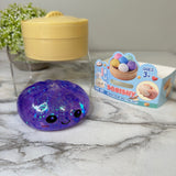 Squishy Toy - Viral Dumpling, Slow Rise Glitter - Purple