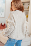 Ask Me About It Fringe Cardigan