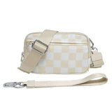 Remi - Nylon Crossbody Checkered - PREORDER