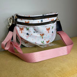 The Roni Nylon Crossbody - Christmas Snowflake Gift Ice Skate